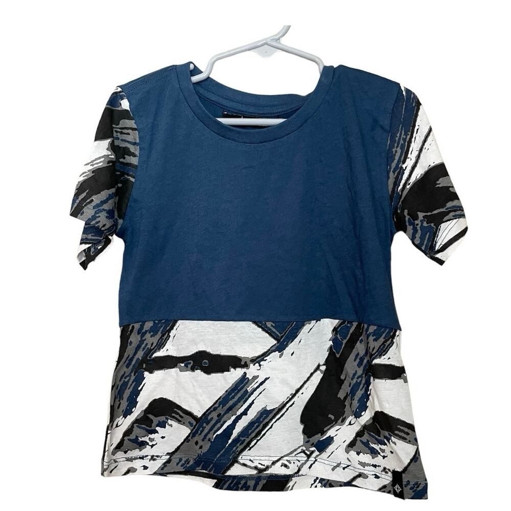 Satva 100% Organic Cotton T-Shirt Toddler 4T Casual Short Sleeve Boys Shirt NWT